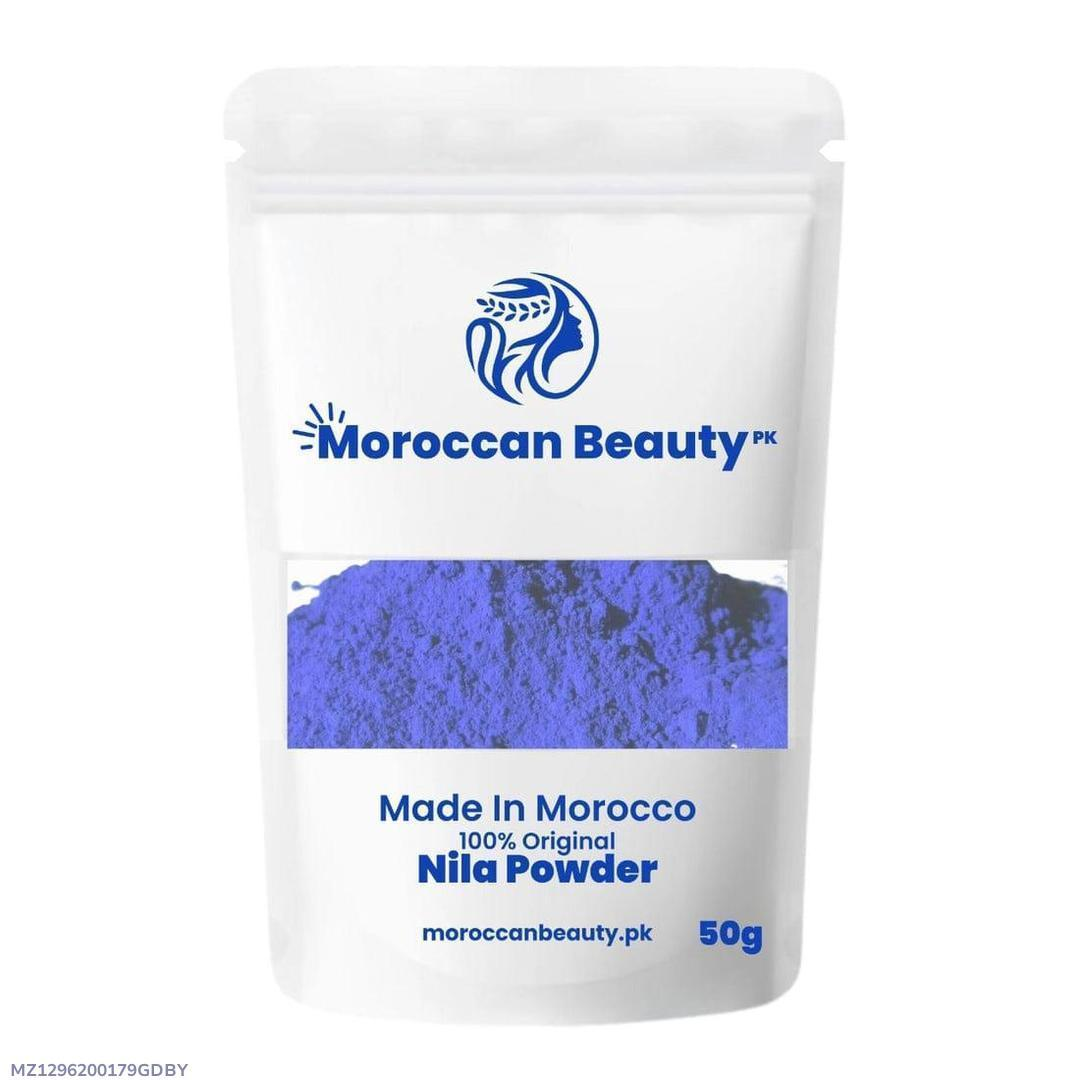 Moroccan Blue Brightening Face Mask Powder For All Skin Types