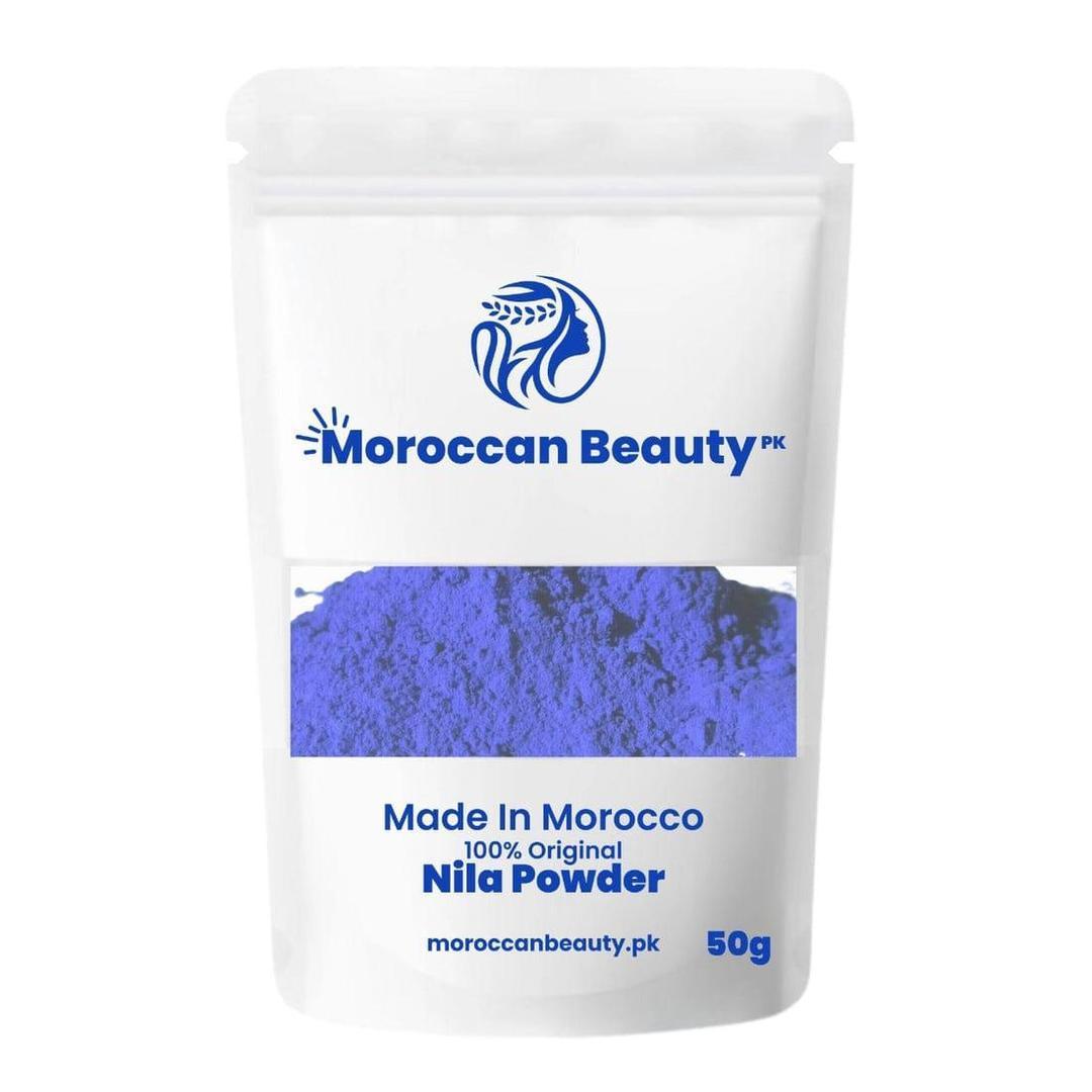 Moroccan Blue Brightening Face Mask Powder For All Skin Types