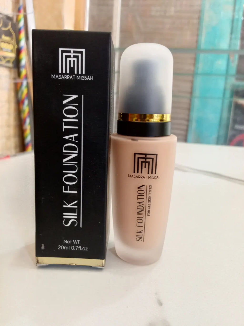 Masarrat Misbah Silk Foundation All Skin Types 24Hr Coverage