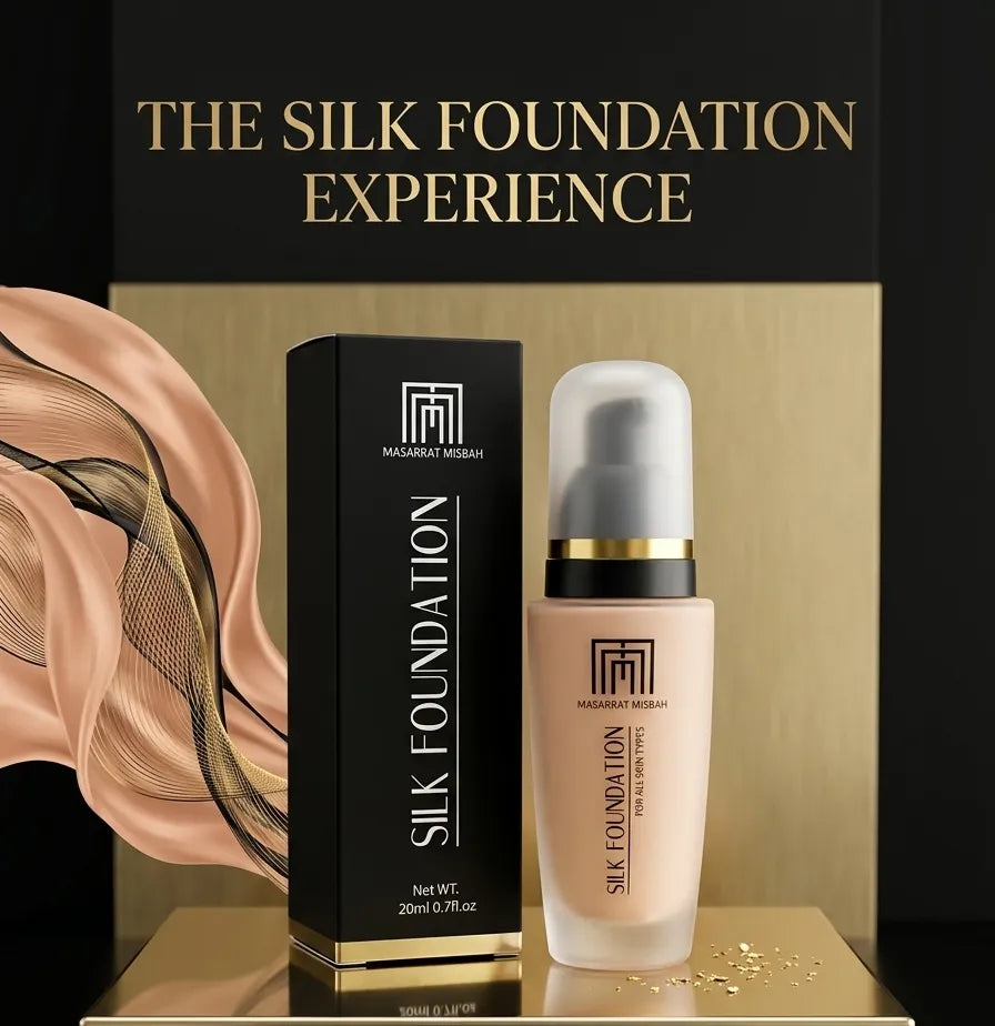 Masarrat Misbah Silk Foundation All Skin Types 24Hr Coverage