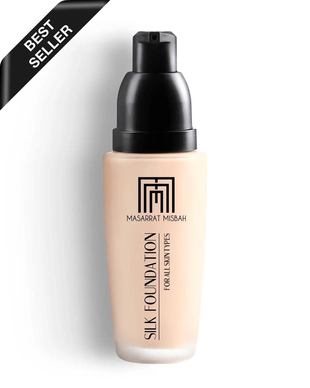 Masarrat Misbah Silk Foundation All Skin Types 24Hr Coverage