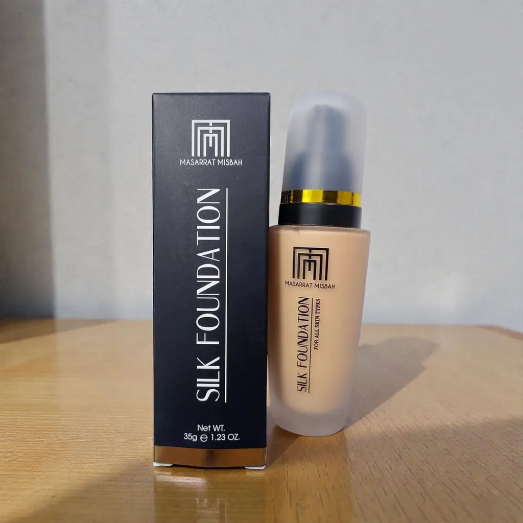 Masarrat Misbah Silk Foundation All Skin Types 24Hr Coverage