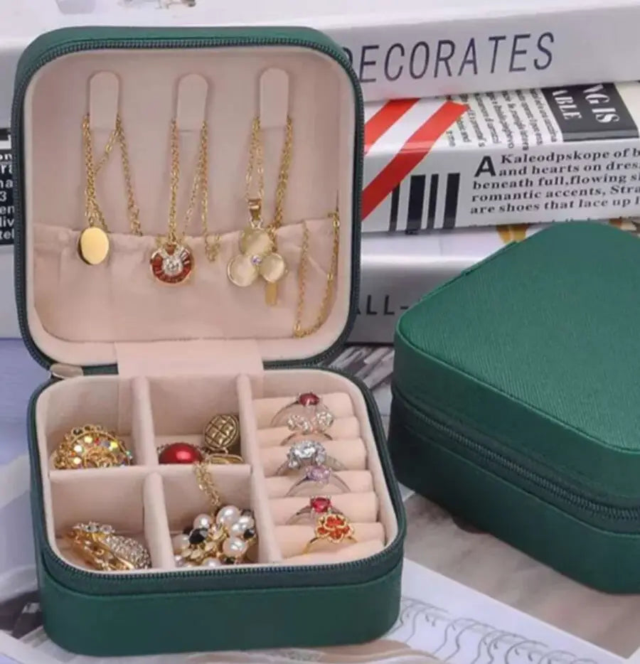 High Quality Leather Jewellery Organiser Box.