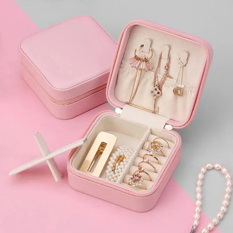 High Quality Leather Jewellery Organiser Box.