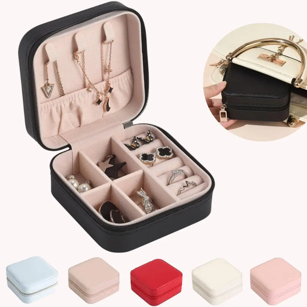 High Quality Leather Jewellery Organiser Box.