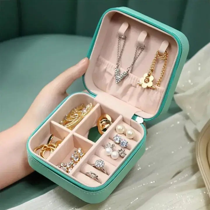 High Quality Leather Jewellery Organiser Box.