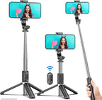 Portable Selfie Stick With Tripod and Remote-control