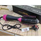 4-in-1 Hair Dryer Brush With Comb and Curler