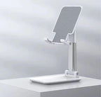 Adjustable Mobile Stand For Home Office,Black & White ABS Plastic