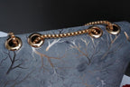Woman's velvet Textured purse with chain
