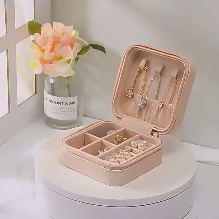 High Quality Leather Jewellery Organiser Box.